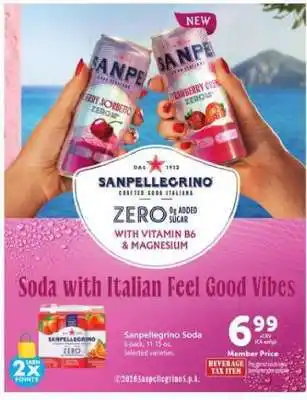 Safeway Sanpellegrino Soda offer