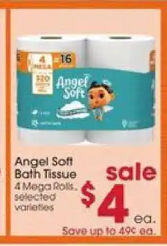 Giant Eagle Angel Soft Bath Tissue offer