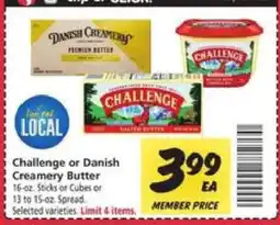 Safeway Challenge or Danish Creamery Butter offer