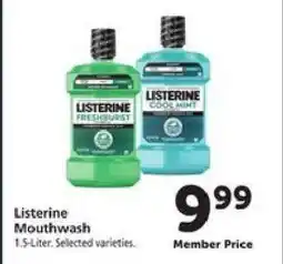 Safeway Listerine Mouthwash offer