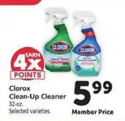 Safeway Clorox Clean-Up Cleaner offer