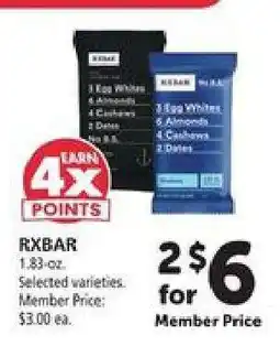 Safeway RXBAR offer