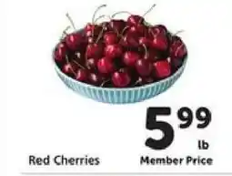 Safeway Red Cherries offer