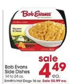 Giant Eagle Bob Evans Side Dishes offer