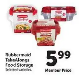 Safeway Rubbermaid TakeAlongs Food Storage offer