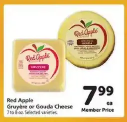 Safeway Red Apple Gruyère or Gouda Cheese offer