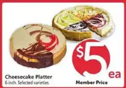 Safeway Cheesecake Platter offer
