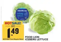 Food Lion FOOD LION ICEBERG LETTUCE offer