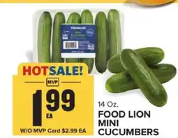 Food Lion FOOD LION MINI CUCUMBERS offer