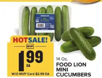 Food Lion FOOD LION MINI CUCUMBERS offer