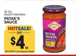 Food Lion Patak's Sauce offer