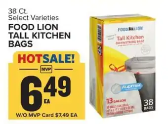 Food Lion FOOD LION TALL KITCHEN BAGS offer