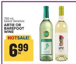 Food Lion ARTIE OR BAREFOOT WINE offer