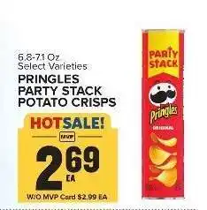 Food Lion Pringles Party Stack Potato Crisps offer