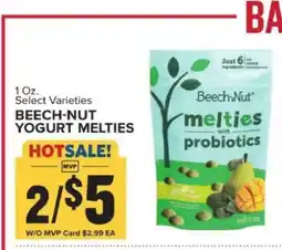 Food Lion Beech-Nut Yogurt Melties offer