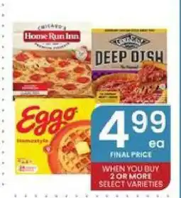 Albertsons Home Run Inn Pizza, Gino's East Deep Dish Pizza, Eggo Homestyle Waffles offer