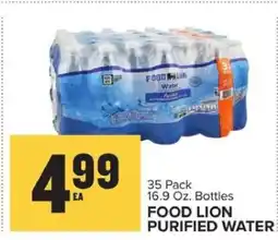 Food Lion FOOD LION PURIFIED WATER offer