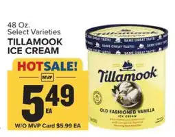 Food Lion Tillamook Ice Cream offer