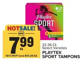 Food Lion Playtex Sport Tampons offer