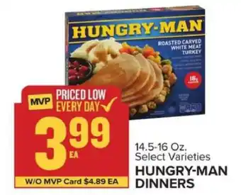 Food Lion Hungry-man Dinners offer