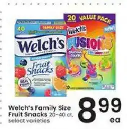 Albertsons Welch's Family Size Fruit Snacks offer