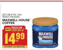Food Lion Maxwell House Coffee offer