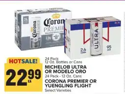 Food Lion Michelob Ultra or Modelo Oro, Corona Premier or Yuengling Flight offer