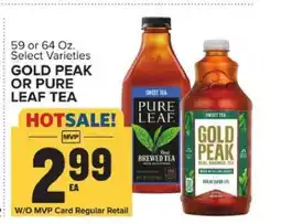 Food Lion Gold Peak or Pure Leaf Tea offer