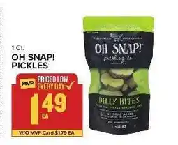 Food Lion Oh Snap! Pickles offer
