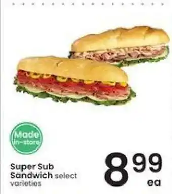 Albertsons Super Sub Sandwich offer