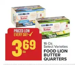 Food Lion FOOD LION BUTTER QUARTERS offer