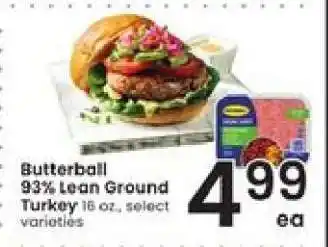 Albertsons Butterball 93% Lean Ground Turkey offer