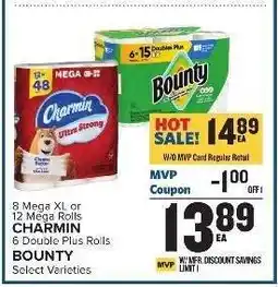 Food Lion Charmin & Bounty offer