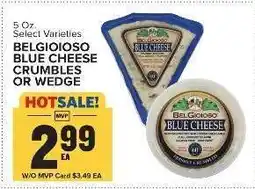 Food Lion BELGIOIOSO BLUE CHEESE CRUMBLES OR WEDGE offer