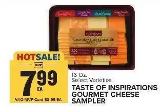 Food Lion Taste of Inspirations Gourmet Cheese Sampler offer