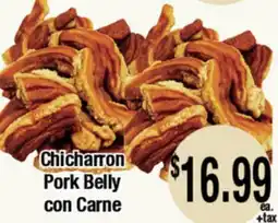 Big Saver Foods Chicharron Pork Belly con Carne offer