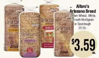 Big Saver Foods Alfaro's Artesano Bread offer