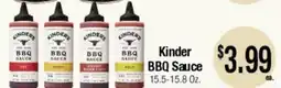 Big Saver Foods Kinder BBQ Sauce offer