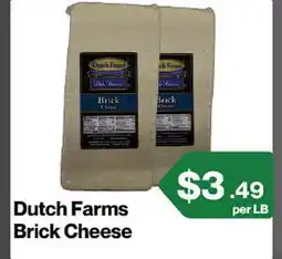 Market Place on Oakton Dutch Farms Brick Cheese offer