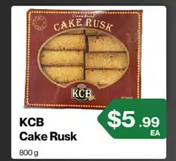 Market Place on Oakton KCB Cake Rusk offer