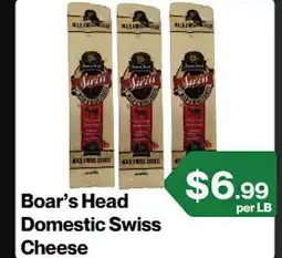 Market Place on Oakton Boar's Head Domestic Swiss Cheese offer