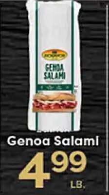 Rich's Fresh Market Genoa Salami offer