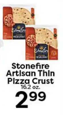 Rich's Fresh Market Stonefire Artisan Thin Pizza Crust offer