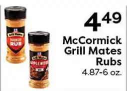 Rich's Fresh Market McCormick Grill Mates Rubs offer
