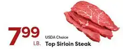 Rich's Fresh Market USDA Choice Top Sirloin Steak offer