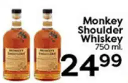 Rich's Fresh Market Monkey Shoulder Whiskey offer