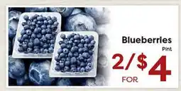 Rich's Fresh Market Blueberries offer