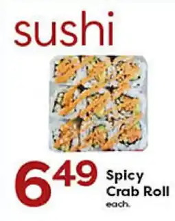 Rich's Fresh Market Spicy Crab Roll offer