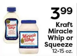 Rich's Fresh Market Kraft Miracle Whip or Squeeze offer