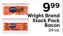 Rich's Fresh Market Wright Brand Stack Pack Bacon offer